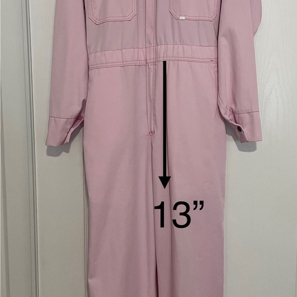 Pink Coveralls with Pockets - Picture 10 of 11